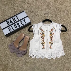 Beautiful Flowery Crop Top